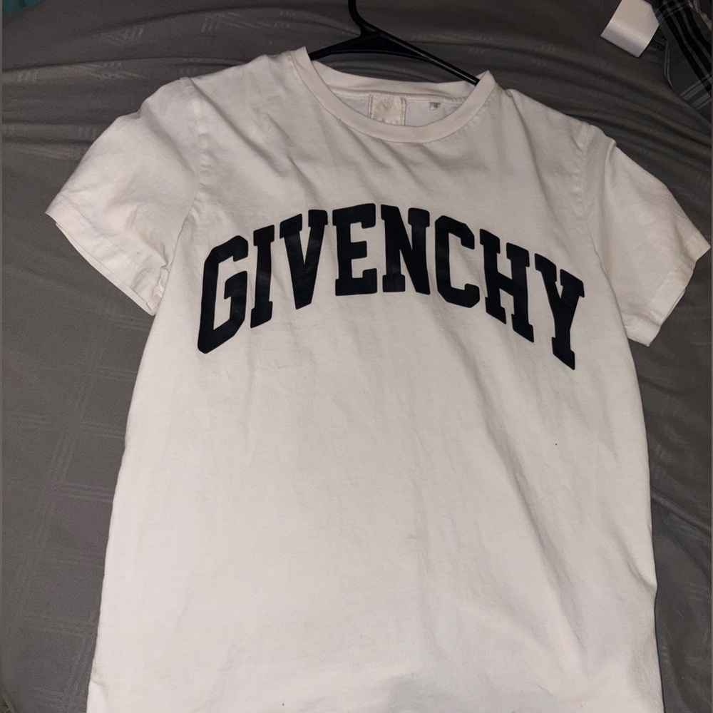 Givenchy Cream Crewneck Tee with Subtle Branding